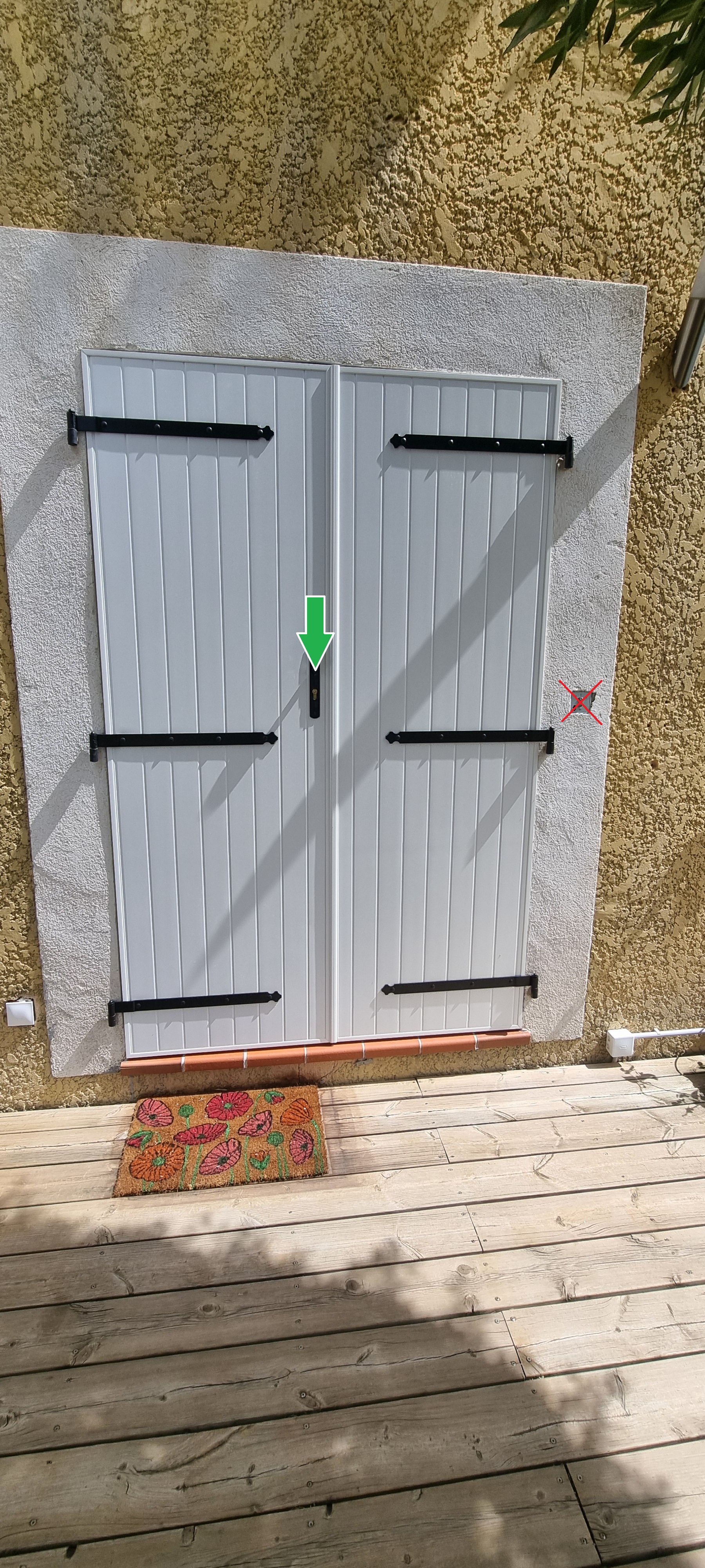 Entrée porte fenêtre